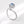 Moonstone Halo Fidget Spinner Bypass Ring - Perimade & Co.