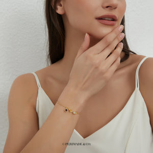Opal Tulip Custom Photo Projection Bracelet - Perimade & Co.