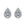 Pear Moissanite Halo Wedding Stud Earrings - Perimade & Co.