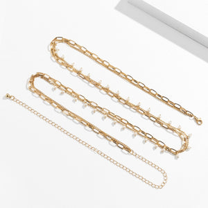 Pearl Charm Boho Double Waist Belly Chain - Perimade & Co.