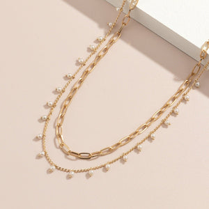 Pearl Charm Boho Double Waist Belly Chain - Perimade & Co.
