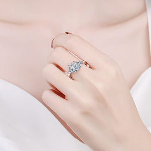 Princess - Cut Moissanite Engagement Ring - Perimade & Co.