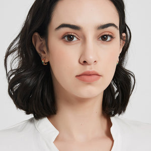 Rainbow LGBTQ Pride Half Hoop Earrings - Perimade & Co.