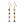Load image into Gallery viewer, Rainbow Colored Gem Drop Earrings
