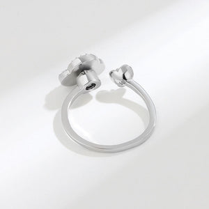 Rose Flower Anxiety Fidget Spinner Ring - Perimade & Co.