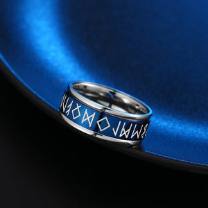 Runic Alphabet Fidget Spinner Band Ring - Perimade & Co.