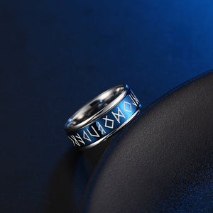 Runic Alphabet Fidget Spinner Band Ring - Perimade & Co.