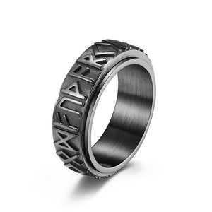 Runic Alphabets Fidget Spinner Band Ring - Perimade & Co.