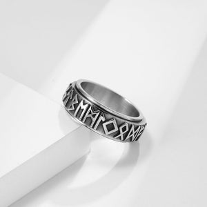 Runic Alphabets Fidget Spinner Band Ring - Perimade & Co.
