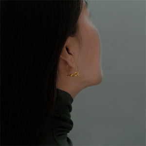 Small Bunny Rabbit Hoop Statement Earrings - Perimade & Co.