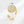 Gold ring with diamond accents on a light gray background