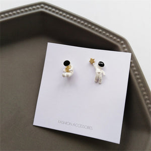 Spaceman Star Mismatch Stud Earrings - Perimade & Co.