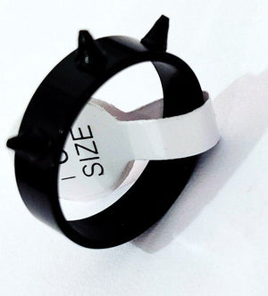 Spike Self Defense Couple Band Ring - Perimade & Co.