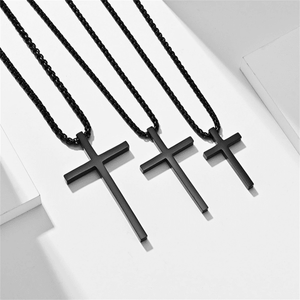 Stainless Steel Cross Pendant Necklace - Perimade & Co.