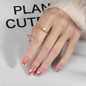 Star Bead Anxiety Fidget Spinner Ring - Perimade & Co.