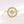 A gold-plated, hypoallergenic Star Anxiety Fidget Spinner Ring with a cubic zirconia centerpiece on a white background.