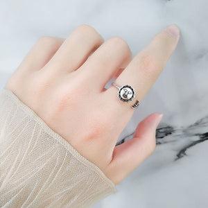 Sun Moon Face Anxiety Fidget Spinner Ring - Perimade & Co.