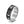 Silver celestial engraved ring with sun, moon, and stars design on a wide band