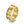 Gold celestial engraved ring with sun, moon, and stars design on a wide band