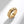 Gold celestial spinner ring with engraved sun, moon, and star details on a textured band