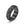 Black celestial spinner ring with engraved sun, moon, and star details on a textured band