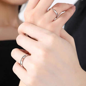 Sun Moon Star Matching Couple Band Ring - Perimade & Co.