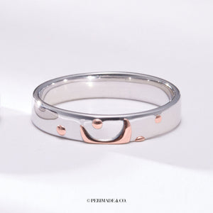 Sun Moon Star Matching Couple Band Ring - Perimade & Co.