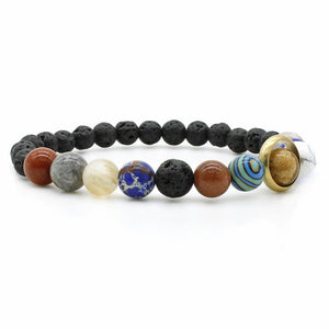 Sun Moon Star Solar System Bead Bracelet - Perimade & Co.