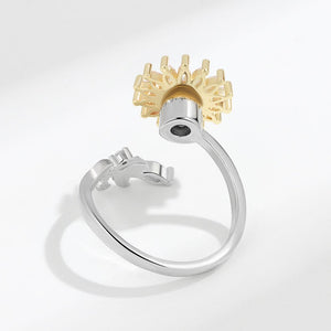 Sunflower Anxiety Fidget Spinner Ring - Perimade & Co.
