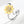 Two rings, one gold and one silver, on a light gray background.
