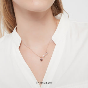Tulip Custom Photo Projection Necklace - Perimade & Co.