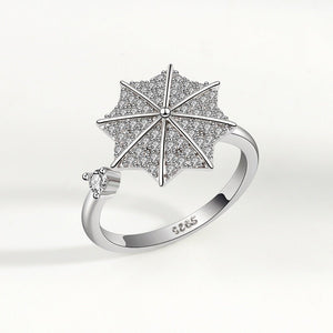 Umbrella Anxiety Fidget Spinner Cocktail Ring - Perimade & Co.