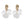 White Shell Flower Statement Drop Earrings - Perimade & Co.