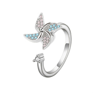 Windmill Anxiety Fidget Spinner Statement Ring - Perimade & Co.